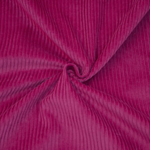 Velours grosses côtes fuchsia
