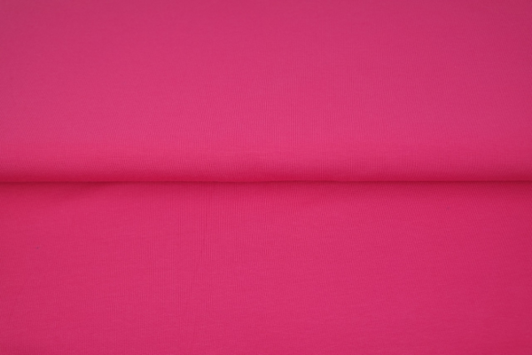 tissu bord côte rose framboise oeko tex