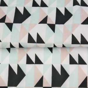 tissu coton "origami" triangle oeko tex