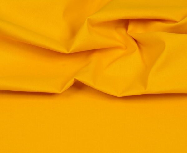 tissu coton uni jaune tournesol oeko tex