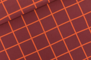 French Terry Grid XL bordeaux See You At Six oekotex
