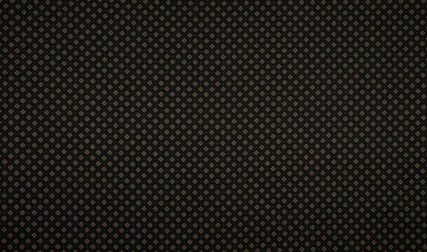 tissu coton noir - fleurs beiges/ocres OEKO TEX