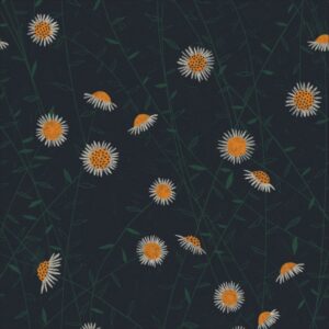 tissu coton "Bloom together" marguerites BIO