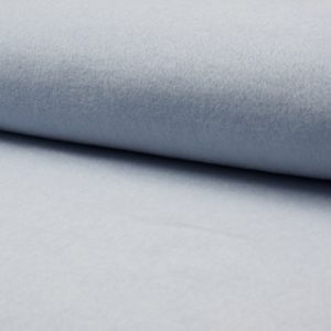 tissu polaire coton BIO bleu pâle