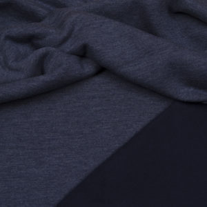 tissu sweat épais Bleu OEKO TEX