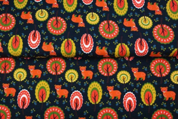 tissu jersey "Forêt des ours" OEKO TEX