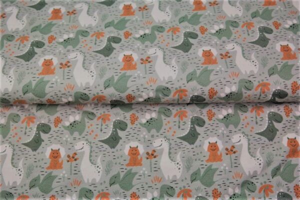 tissu jersey "dinos" OEKO TEX