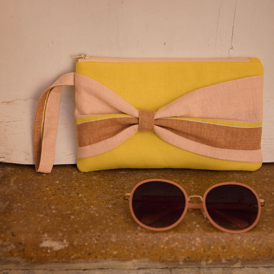 tissu lin-viscose "Jaune ballon" See You At Six OEKO TEX