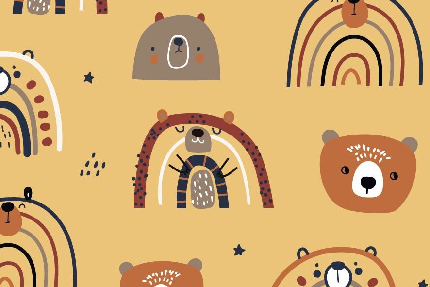 tissu jersey digital "Teddy" OEKO TEX