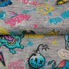 tissu sweat "Monstres de street art" OEKO TEX