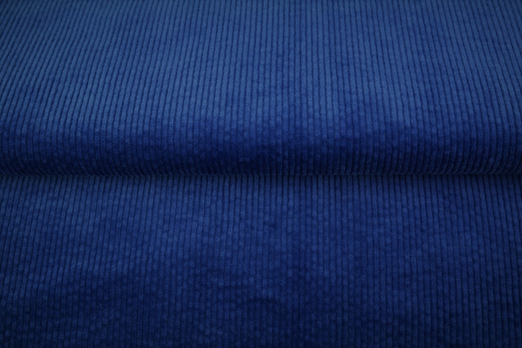 tissu velours extensible bleu roi OEKO TEX