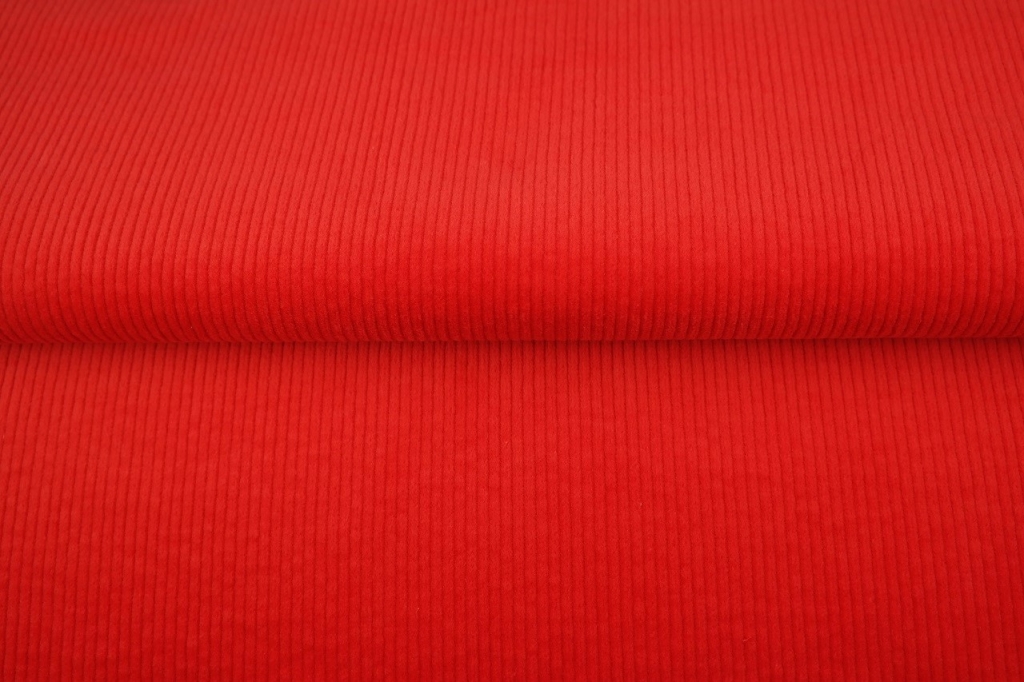 tissu velours extensible rouge OEKO TEX