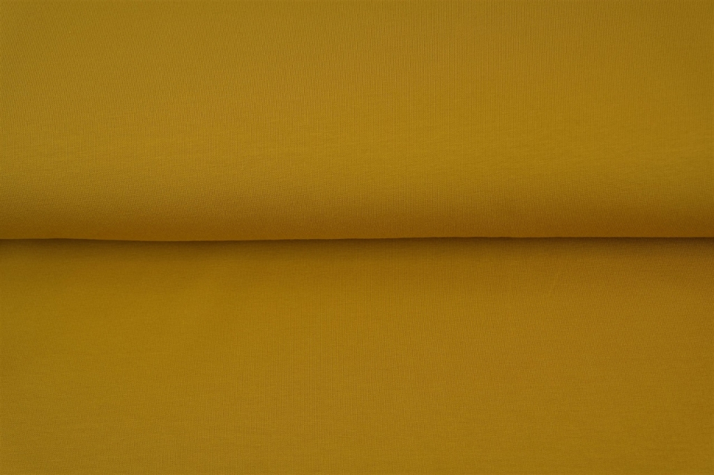 tissu sweat brosse ocre n°80 OEKO TEX