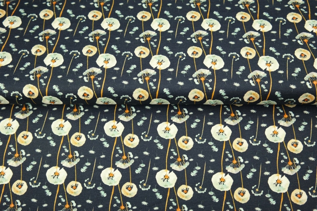 tissu coton "Plumetis bleus" OEKO TEX