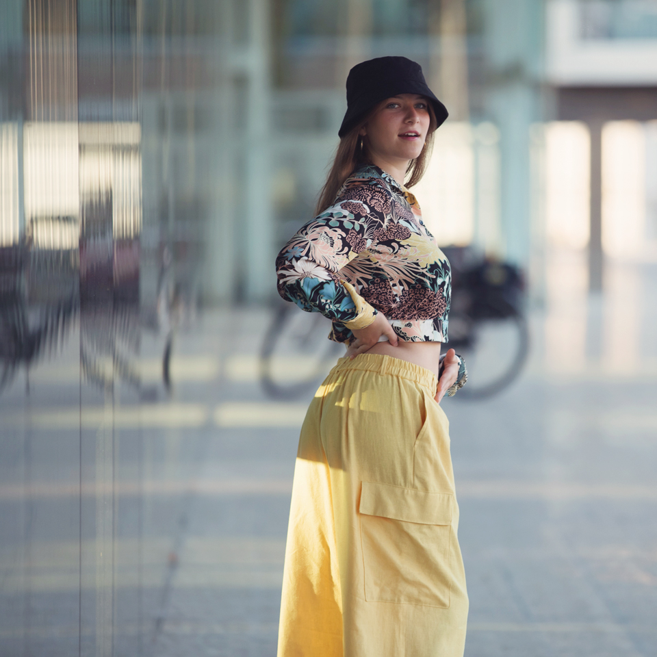 tissu Lin - viscose "Jaune Brumeux" See You At Six OEKO TEX