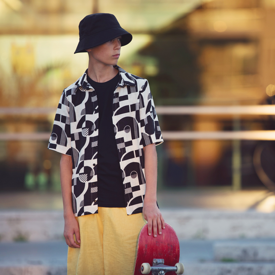 tissu Lin - viscose "Jaune Brumeux" See You At Six OEKO TEX