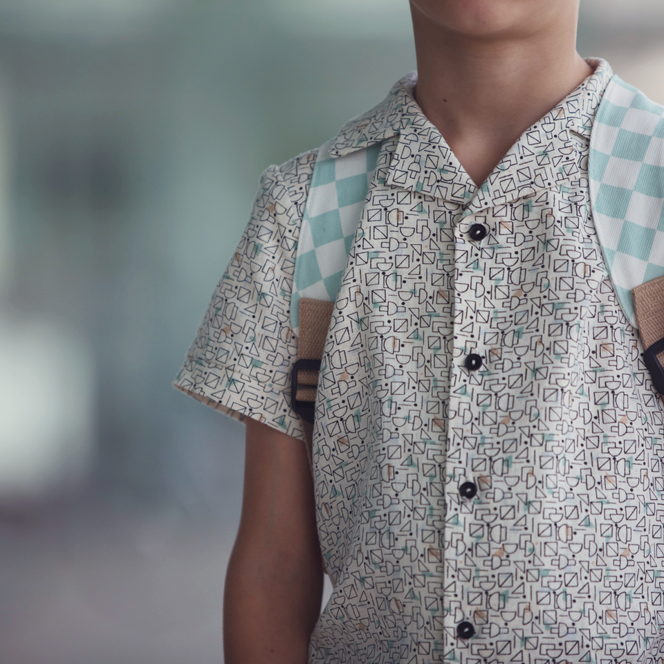 tissu Lin - viscose "Shaped Chaos" See You At Six OEKO TEX