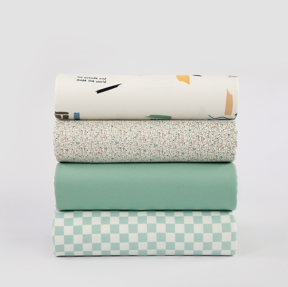 tissu Lin - viscose "Shaped Chaos" See You At Six OEKO TEX