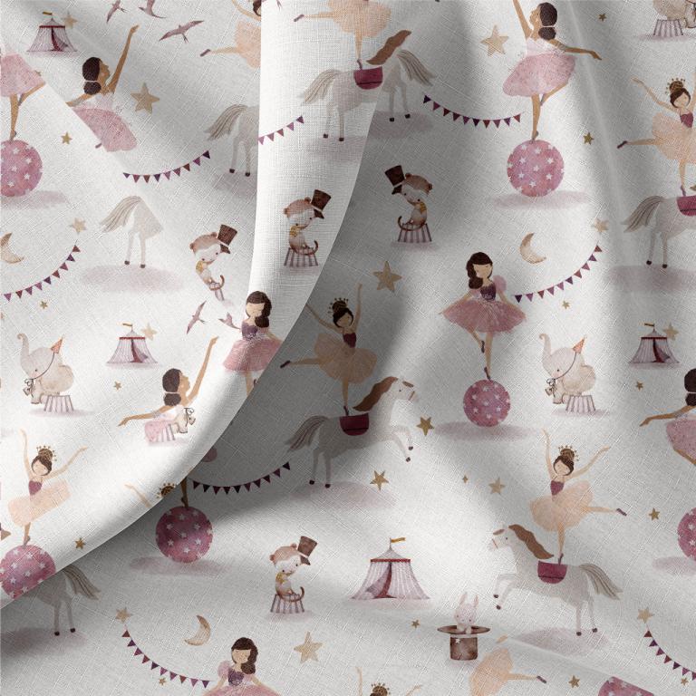 tissu coton "Funambules" OEKO TEX