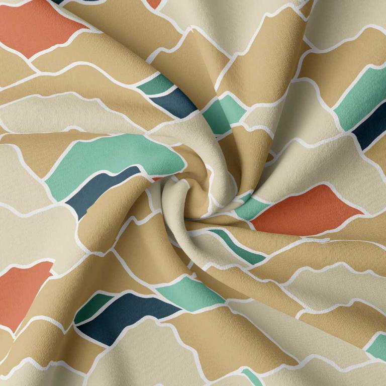 tissu coton "Monty naturel" OEKO TEX