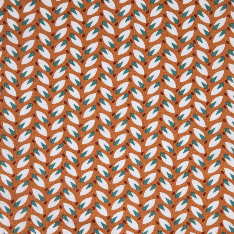 tissu coton "Nadda muscade" OEKO TEX