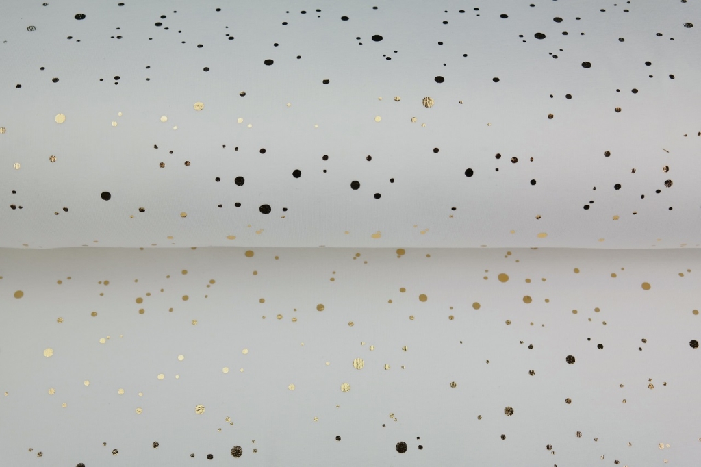 jersey scintillant blanc OEKO TEX