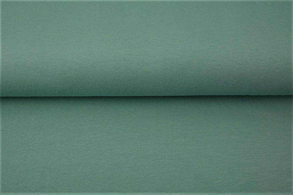 tissu jersey menthe foncé n°1554 oeko tex