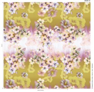 Jersey digital "Fleurs tropicales"
