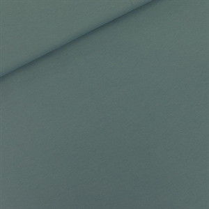 French Terry - Uni - Poussière turquoise