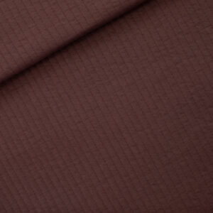 Tricot matelassé - Marron Rhum-raisin