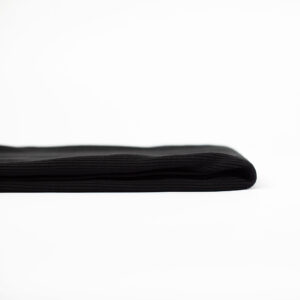 Bord côte épais Noir (140 cm)