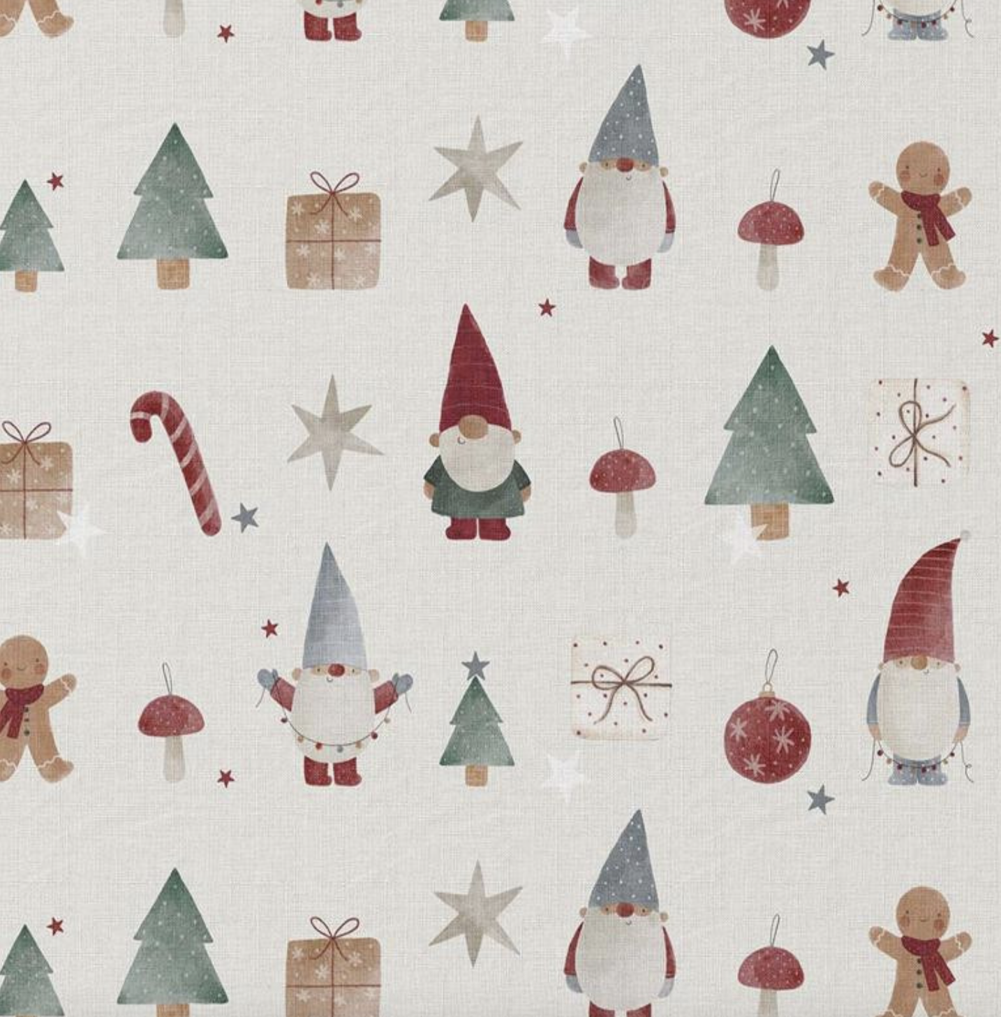 Coton  "Lutins de Noël"