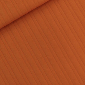 Tricot matelassé piqué - Orange érable d'automne