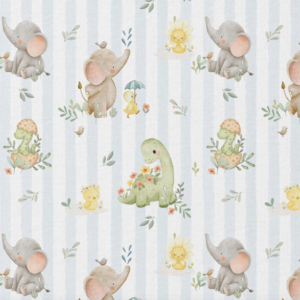 Coton "Dino et compagnie"
