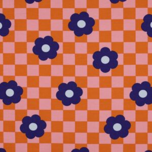 Soft sweat fleurs oranges rétro