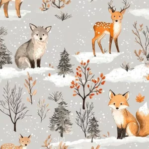 Jersey digital "Animaux de la foret grise"