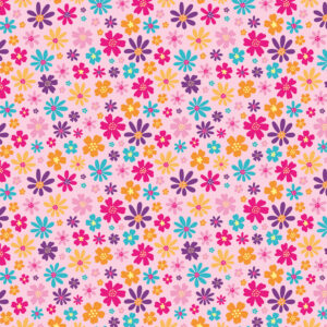Velours milleraies "Fleurs poudrées"