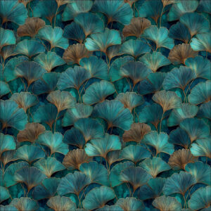 Viscose de Jersey "GINGKO d'émeraude"