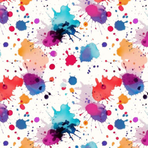 French Terry digital "Eclats de couleurs"